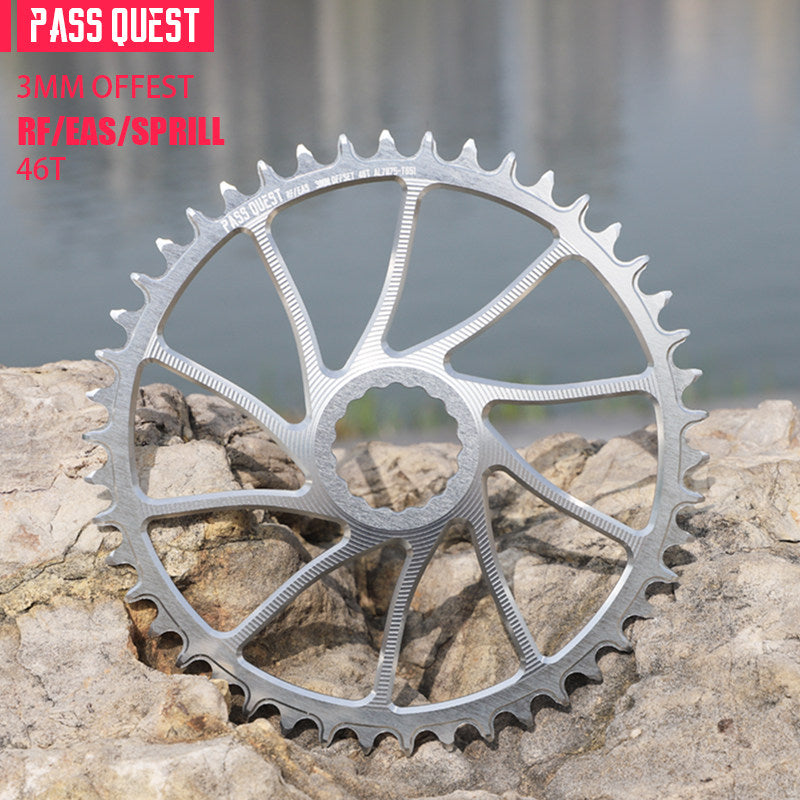 PASS QUEST 3mm Offset Direct Mount Narrow-Wide Chainring for Race Face / Easton | 40T–54T