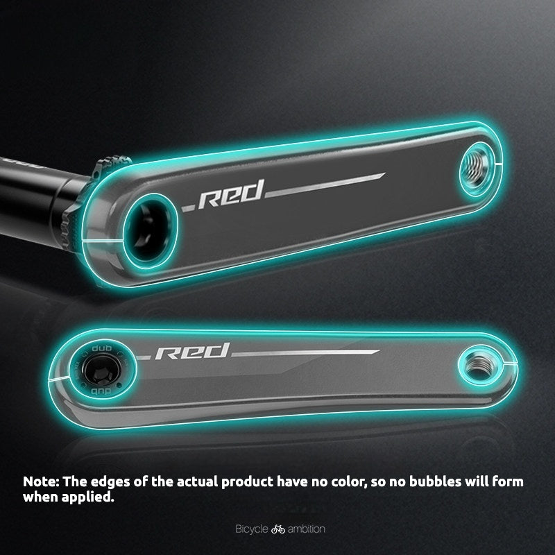 SRAM RED AXS 2024 Protection Film Kit – Road Bike Crankset Brake Caliper Rear Derailleur TPU Guard