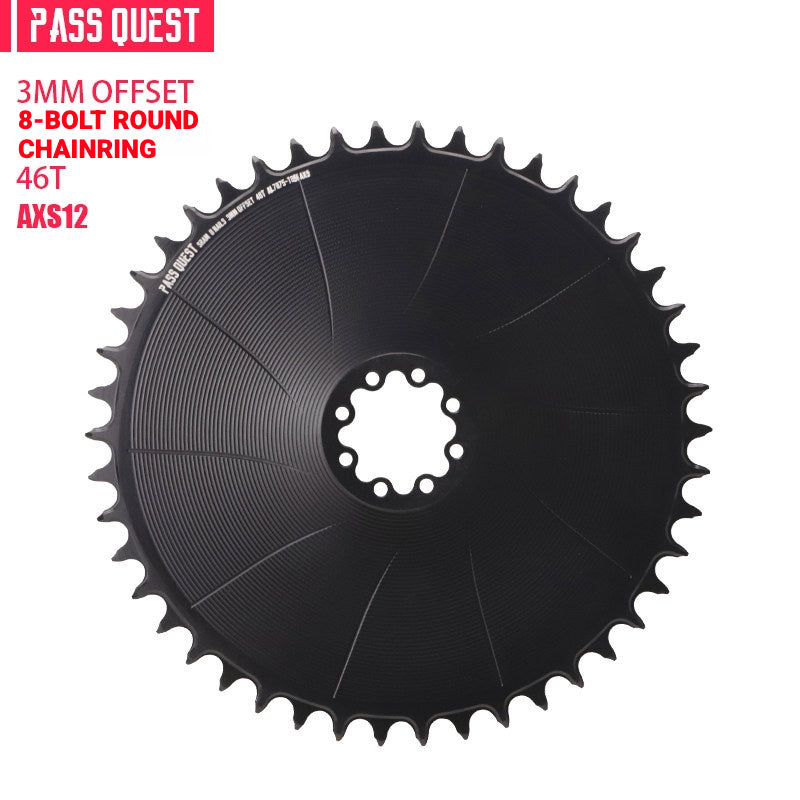 PASS QUEST SRAM AXS 8-Bolt Direct Mount Narrow-Wide Chainring | 3mm Offset 40T–54T