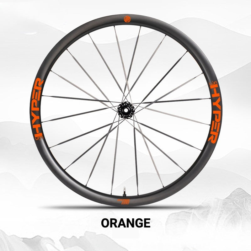 Infinity Logo Decals for Lún HYPER 3 D33 Gen 3 Wheelset | Waterproof Rim Overlay Stickers(Complete Decal Set for Two Wheels + Spare Decals Included)
