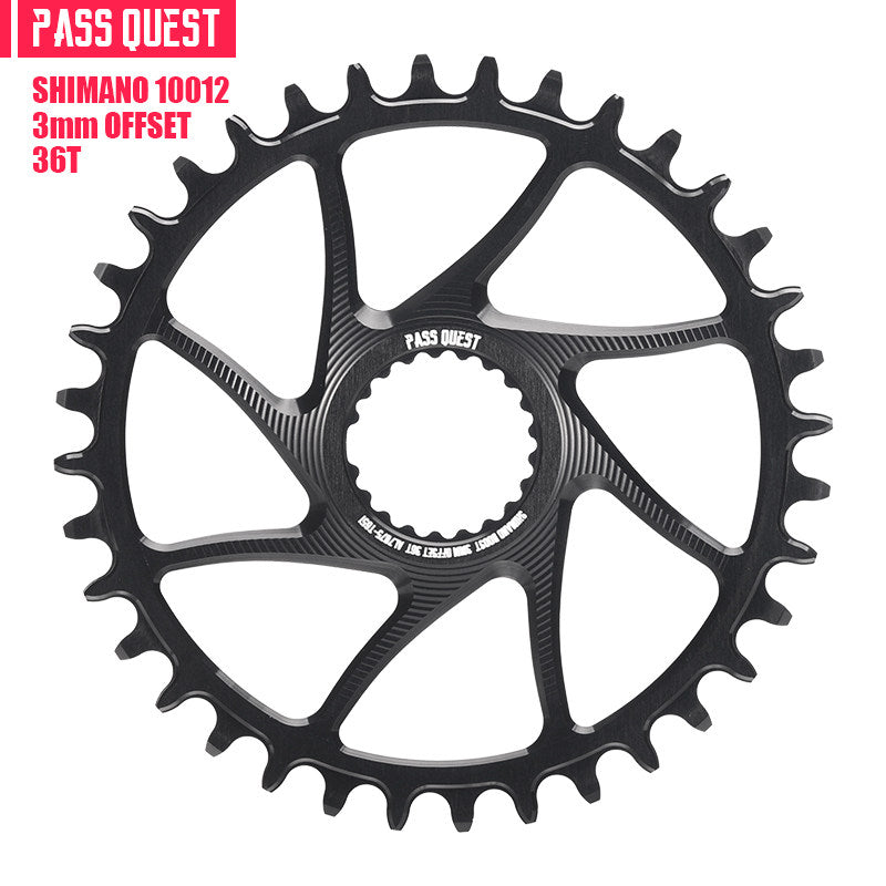 PASS QUEST Shimano Direct Mount MTB Chainring | M7100 M8100 M9100 | 3mm / 6mm Offset Narrow Wide
