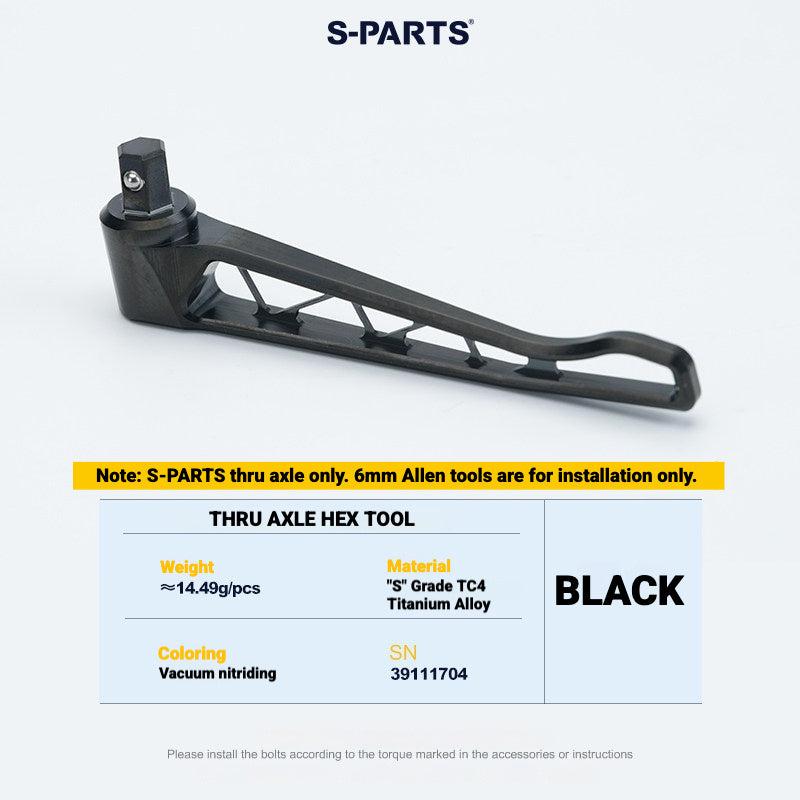 S-PARTS Titanium Thru Axle Kit for Colnago Road Bikes | TC4 Lightweight CNC Wheel Axle Upgrade