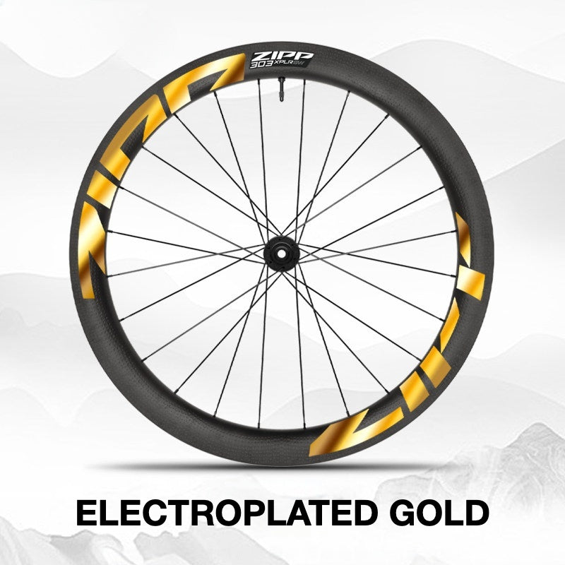 2025 ZIPP 303 XPLR SW Wheel Decal Sticker Kit – Reflective Waterproof Gravel Rim Graphics