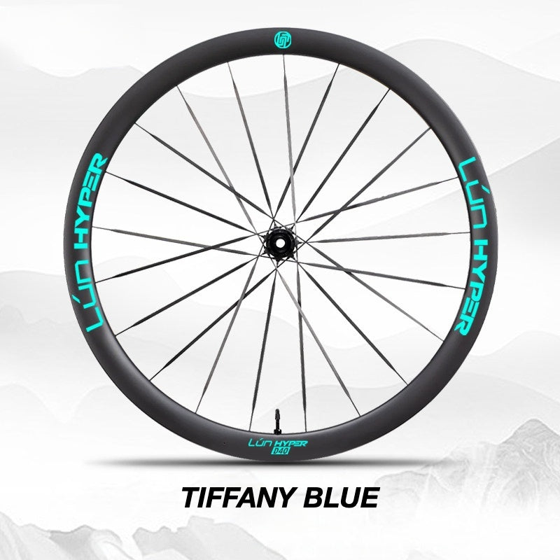 Infinity Logo Decals for Lún HYPER 5 D40 Gen 5 Wheelset | Waterproof Rim Overlay Stickers(Complete Decal Set for Two Wheels + Spare Decals Included)