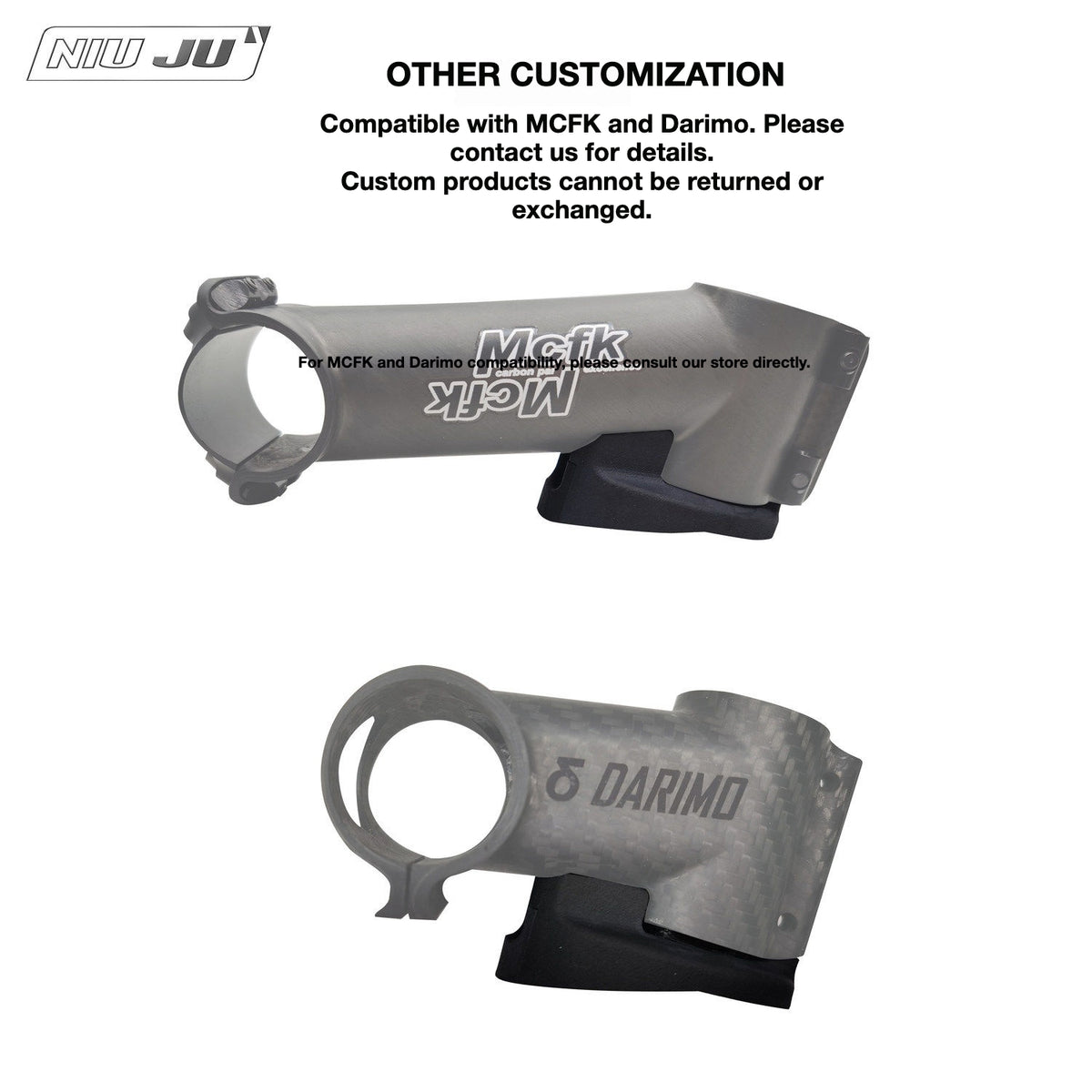 NIUJU Trek Madone SLR SL Headset Spacer – RSL Integrated Handlebar Compatible with Darimo / MCFK