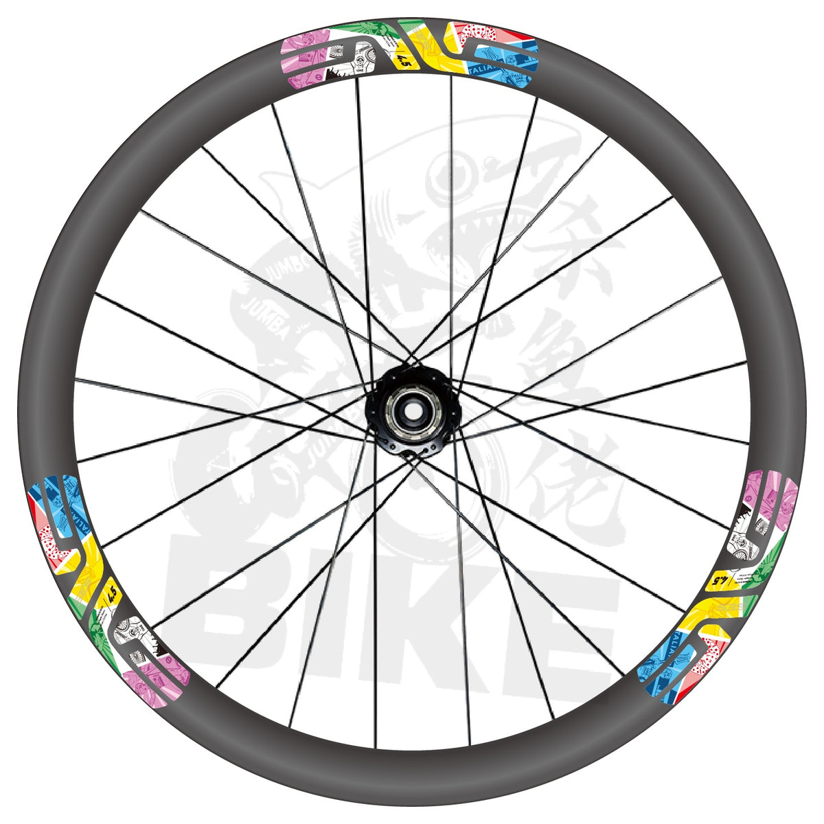 2026 ENVE SES 4.5 Pogačar European Champion-Inspired Wheel Decals | Custom Rim Stickers