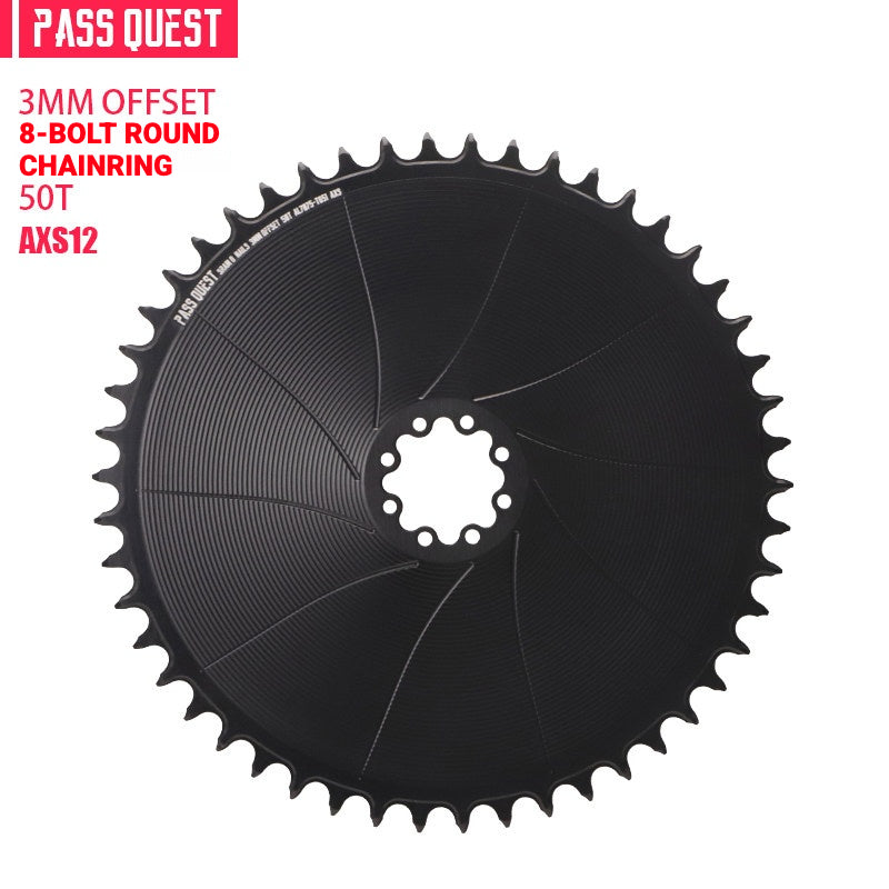 PASS QUEST SRAM AXS 8-Bolt Direct Mount Narrow-Wide Chainring | 3mm Offset 40T–54T