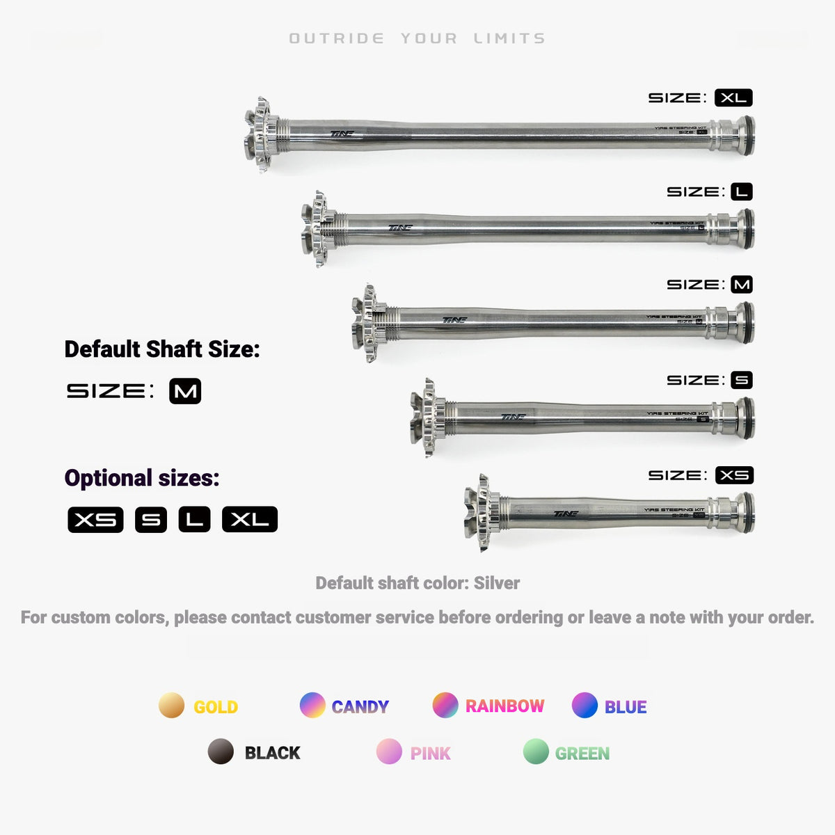 TiNE Ultra-Light Titanium Compression Plug Shaft for Colnago Y1RS | Steerer Upgrade