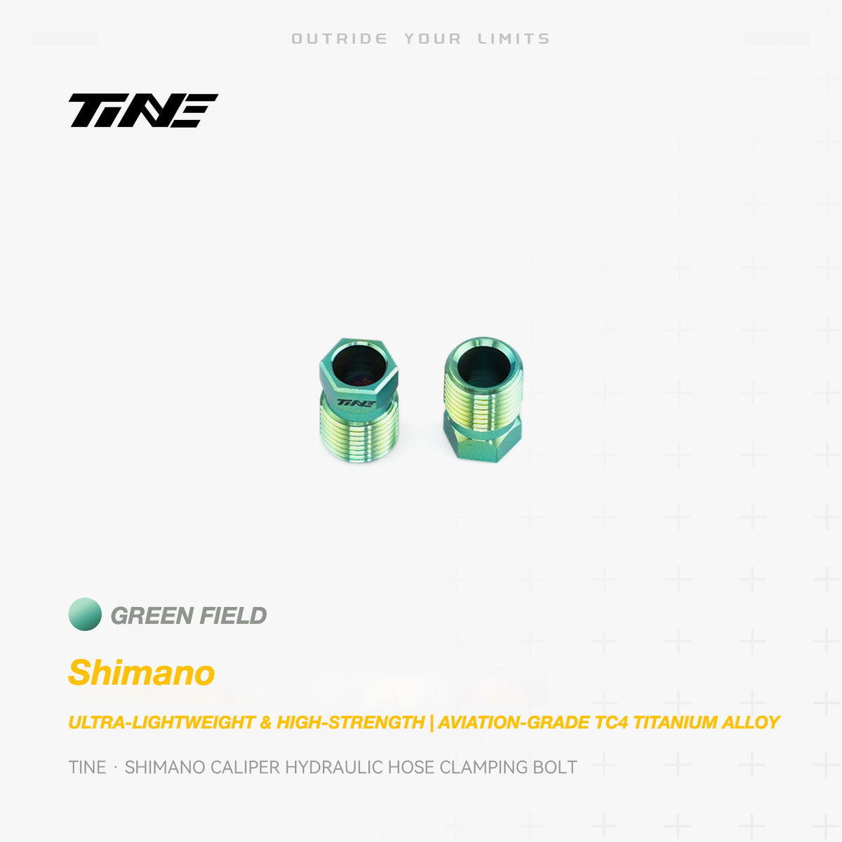 TiNE Titanium Shimano Hydraulic Hose Clamping Bolt | Ultra-Light Brake Caliper Upgrade