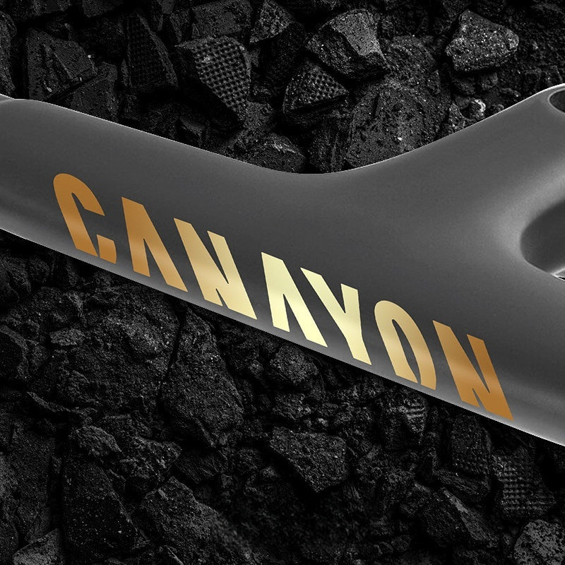 Kit de décalcomanies pour cadre de vélo de route | Autocollants pour tube diagonal ×2 + autocollant de guidon intégré | Compatible avec Canyon Aeroad CFR / CF SLX / CF SLX 8