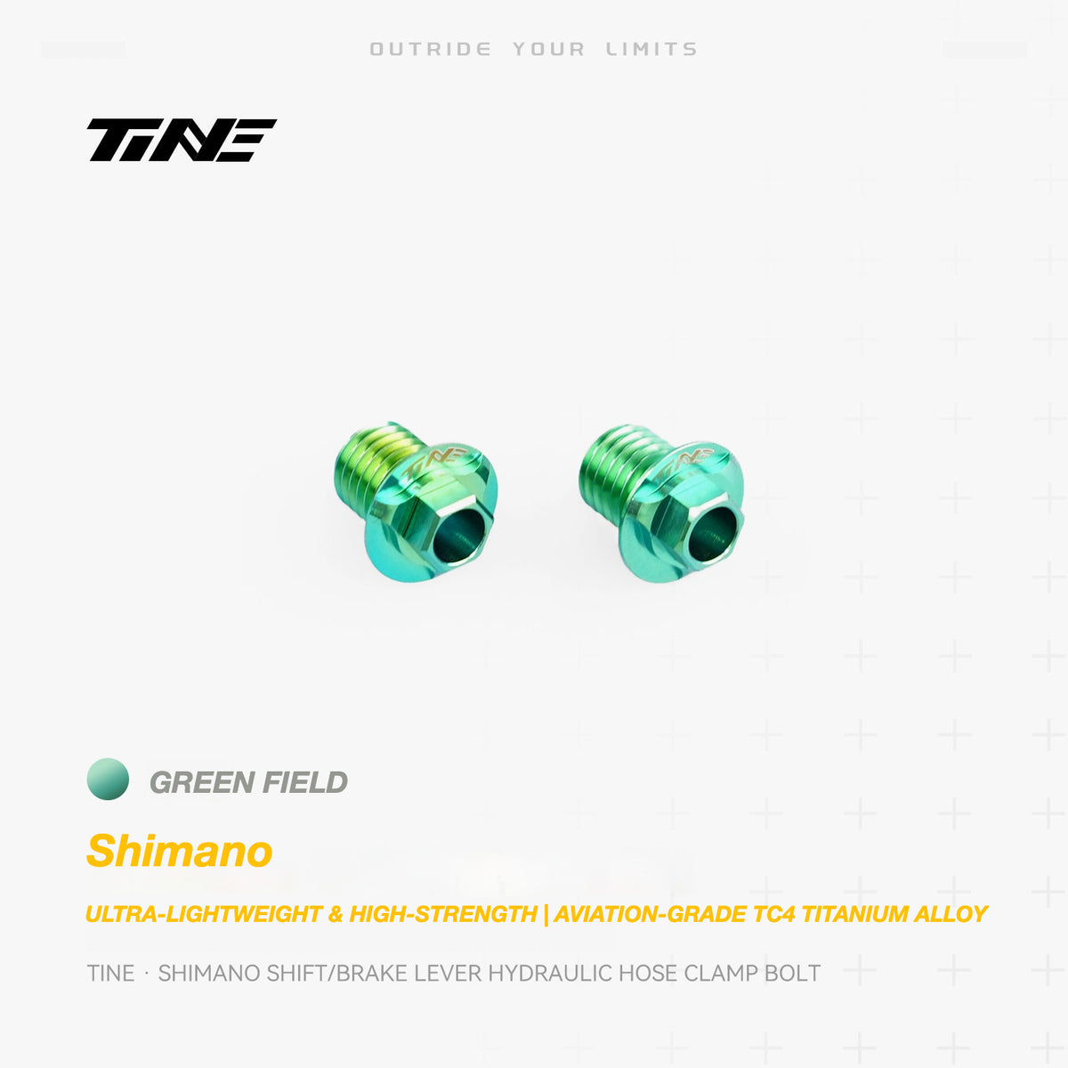 TiNE Titanium Shimano Shifter Hydraulic Hose Clamping Bolt | Ultra-Light Road Bike Upgrade