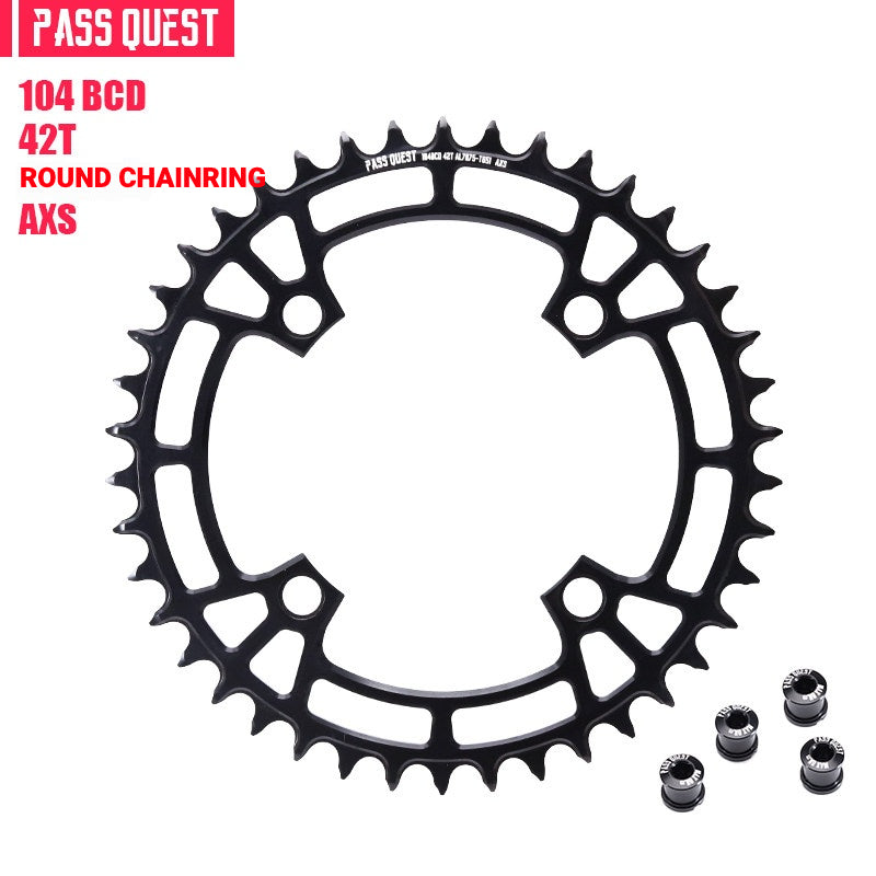 PASS QUEST 104 BCD Narrow-Wide Chainring | SRAM AXS 12-Speed | 32T–42T