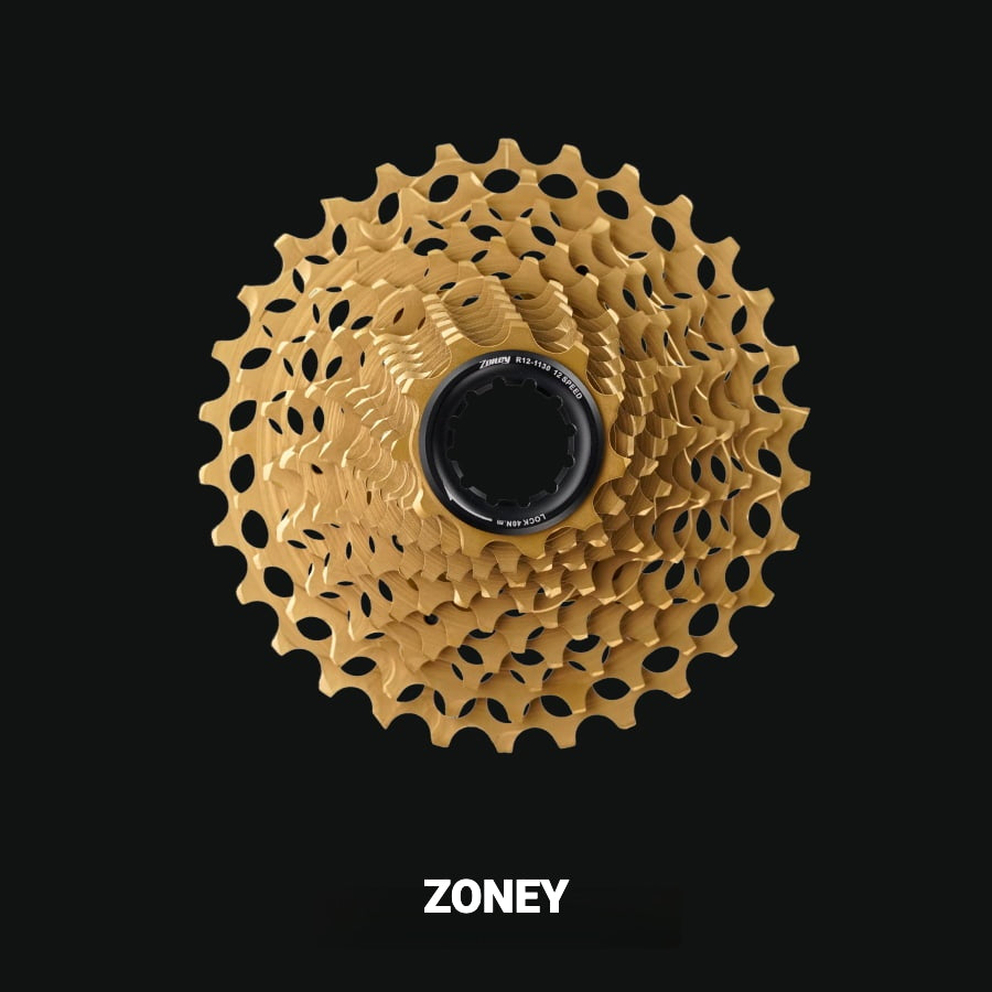 INCOLOR ZONEY 12-Speed Lightweight Road Bike Cassette 11–30T|High Efficiency|Multi-Color Options