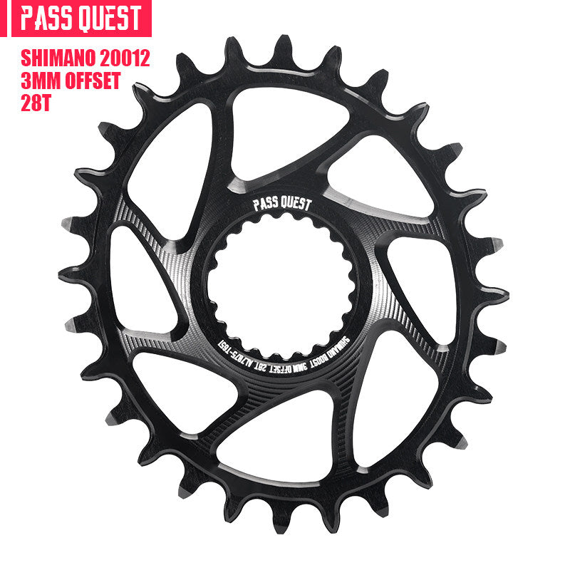PASS QUEST Shimano Direct Mount MTB Chainring | M7100 M8100 M9100 | 3mm / 6mm Offset Narrow Wide