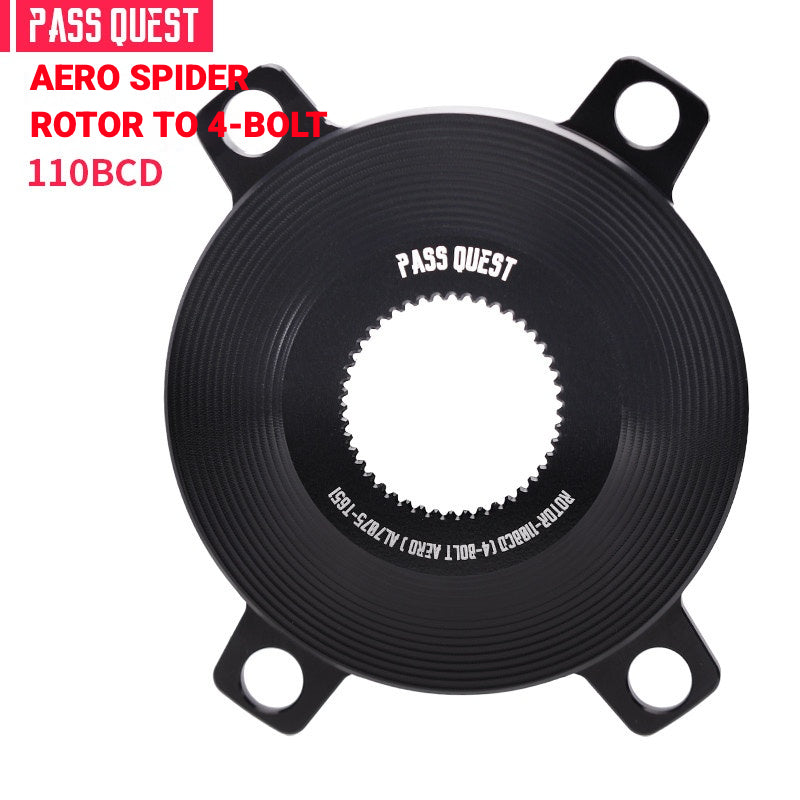 PASS QUEST Direct Mount Chainring Spider Adapter | GXP / DUB 3-Bolt & 8-Bolt to 110BCD