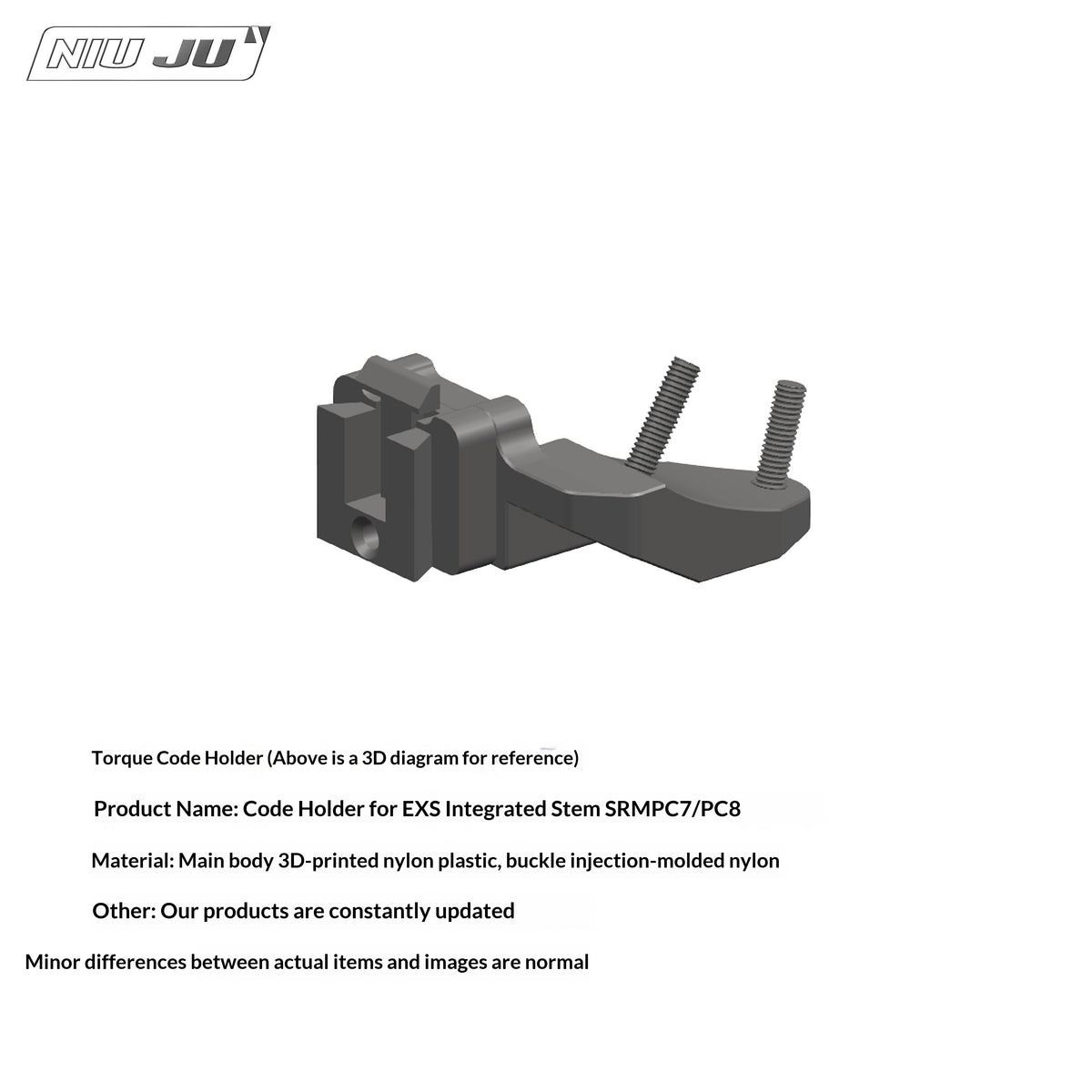 NIUJU EXS AeroVer Computer Mount | High-Strength Garmin 1050 Integrated Cockpit Mount