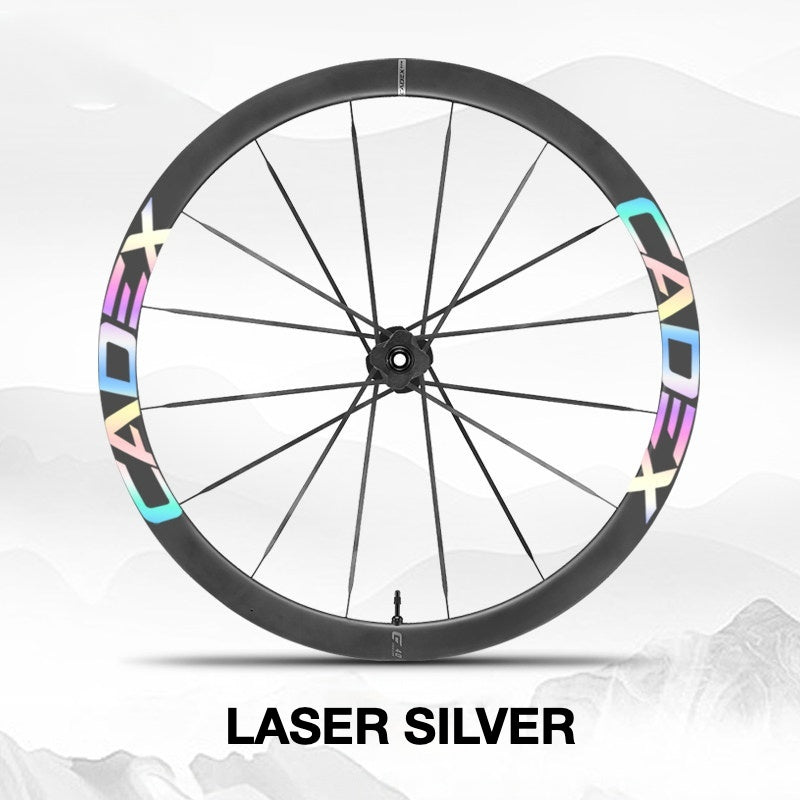 Cadex 36 Disc Wheel Decal Sticker Kit – Premium Logo Cover & Color Change