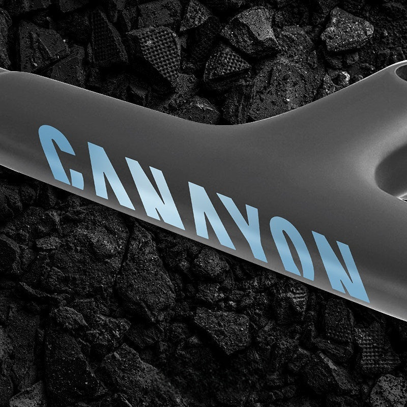 Kit de décalcomanies pour cadre de vélo de route | Autocollants pour tube diagonal ×2 + autocollant de guidon intégré | Compatible avec Canyon Aeroad CFR / CF SLX / CF SLX 8