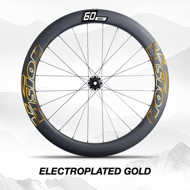 Custom Decal Kit for VISION SC60 Wheels | Road Bike Carbon Rim Wrap Stickers(Complete Wheelset Decal Kit + Spare Set)