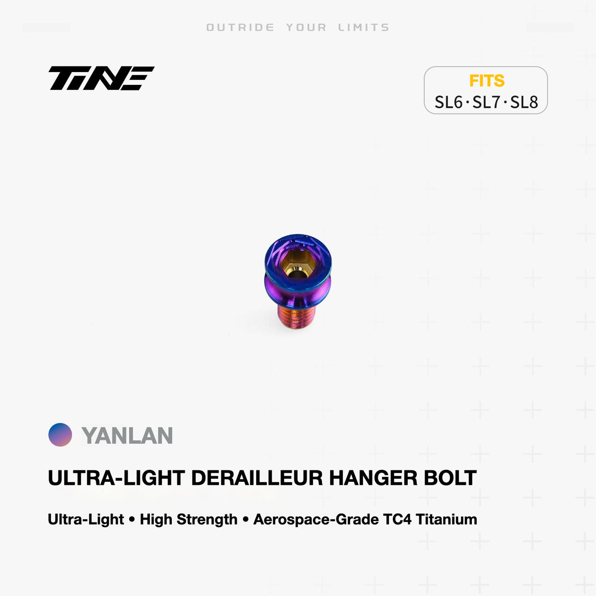 TiNE Ultra-Light Titanium Rear Derailleur Hanger Bolts – Specialized Tarmac SL6 / SL7 / SL8 / SL9