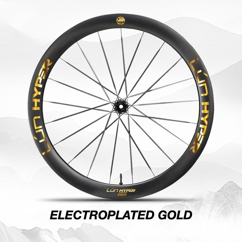 Infinity Logo Decals for Lún HYPER 5 D50 Gen 5 Wheelset | Waterproof Rim Overlay Stickers(Complete Decal Set for Two Wheels + Spare Decals Included)