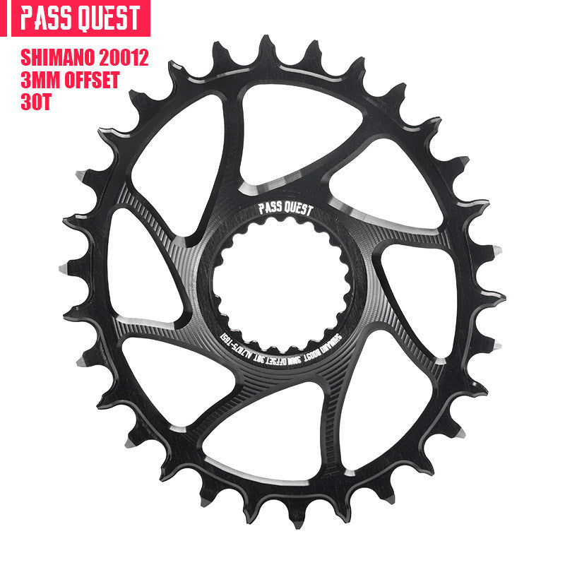 PASS QUEST Shimano Direct Mount MTB Chainring | M7100 M8100 M9100 | 3mm / 6mm Offset Narrow Wide