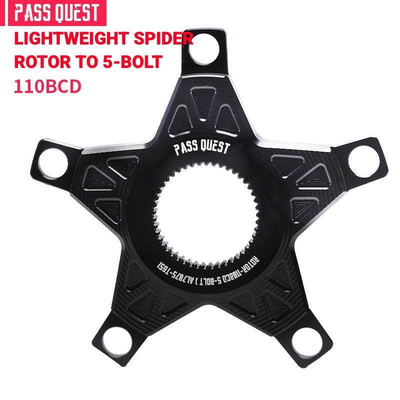 PASS QUEST Direct Mount Chainring Spider Adapter | GXP / DUB 3-Bolt & 8-Bolt to 110BCD