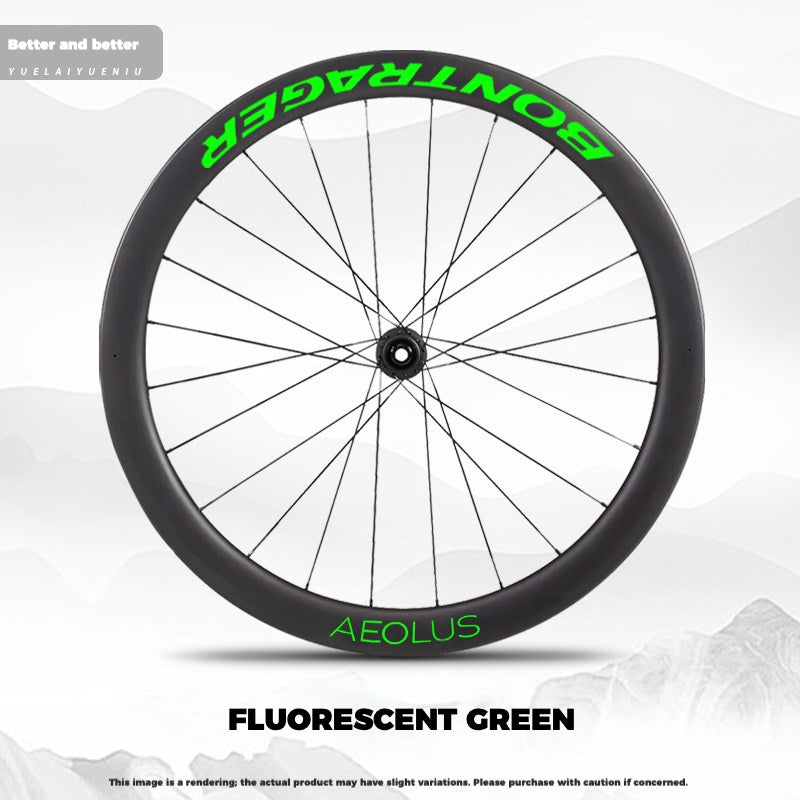 Bontrager Aeolus Pro 51 Autocollants de décalcomanie | Décalcomanies de jante personnalisées pour roues carbone | Vinyle imperméable