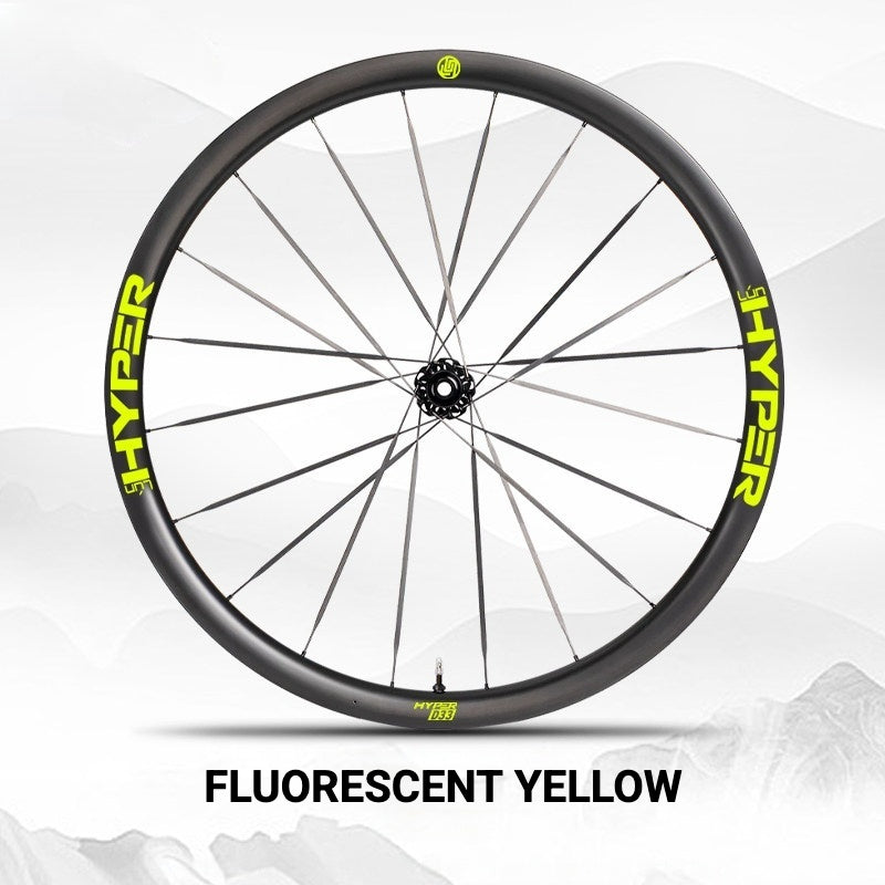 Infinity Logo Decals for Lún HYPER 3 D33 Gen 3 Wheelset | Waterproof Rim Overlay Stickers(Complete Decal Set for Two Wheels + Spare Decals Included)