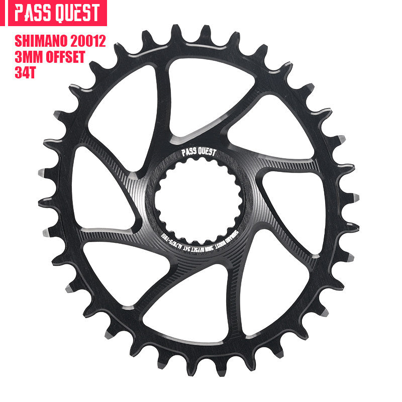 PASS QUEST Shimano Direct Mount MTB Chainring | M7100 M8100 M9100 | 3mm / 6mm Offset Narrow Wide