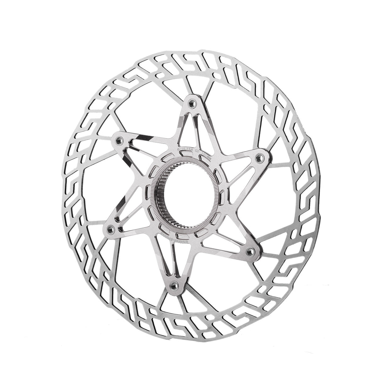 Chaser G2 Rotor de frein à disque Center Lock ultra-léger 140/160mm | 7075 CNC + SUS420 | Mise à niveau des rivets en titane