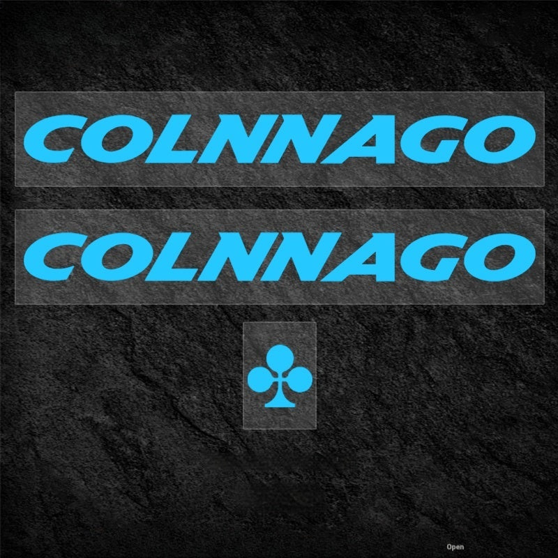 Colnago V5RS Logo Decal Set (2× Downtube + 1× Headtube)|Custom Frame Color Change Stickers|35+ Colors