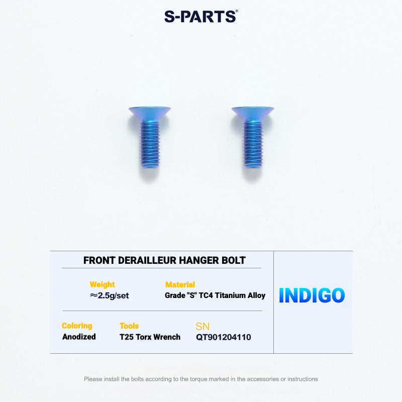 S-PARTS TC4 Titanium Bolt Kit for Colnago Y1RS | Frame & Cockpit Screw Upgrade