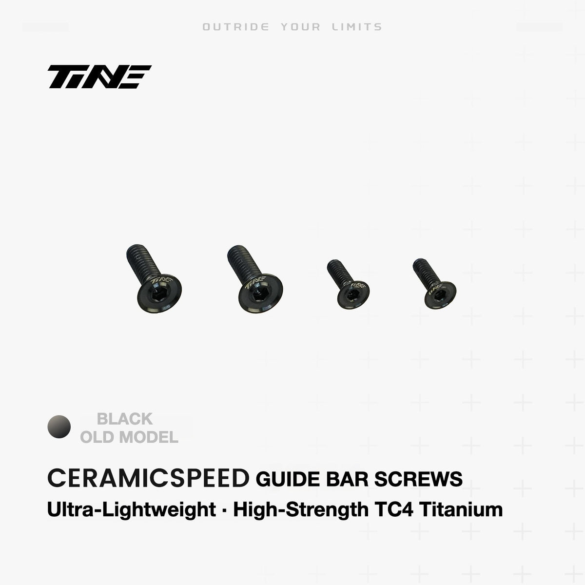 TiNE Titanium Guide Pulley Screws – CERAMICSPEED OSPW Compatible