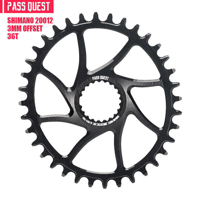 PASS QUEST Shimano Direct Mount MTB Chainring | M7100 M8100 M9100 | 3mm / 6mm Offset Narrow Wide