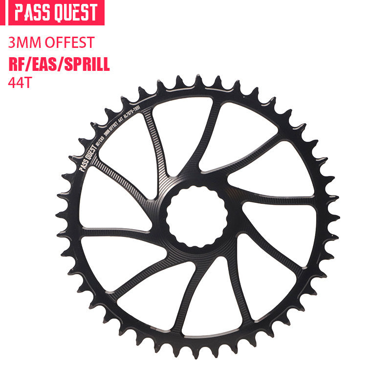 PASS QUEST 3mm Offset Direct Mount Narrow-Wide Chainring for Race Face / Easton | 40T–54T