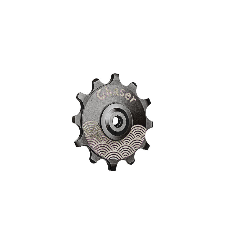 Chaser-Sports 12T Ceramic Rear Derailleur Pulley Wheel – 10.2g – Compatible with Shimano / SRAM / Campagnolo – 9/10/11/12-Speed