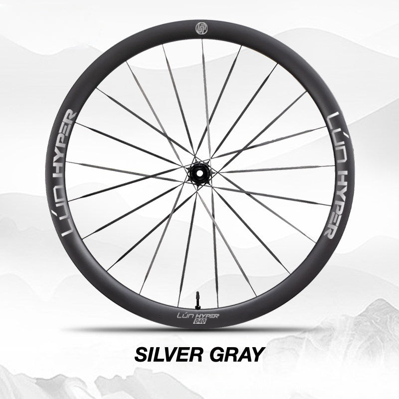 Infinity Logo Decals for Lún HYPER 5 D40 Gen 5 Wheelset | Waterproof Rim Overlay Stickers(Complete Decal Set for Two Wheels + Spare Decals Included)
