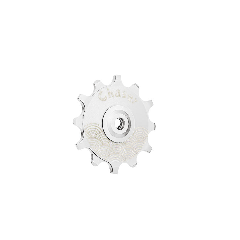 Chaser-Sports 12T Ceramic Rear Derailleur Pulley Wheel – 10.2g – Compatible with Shimano / SRAM / Campagnolo – 9/10/11/12-Speed