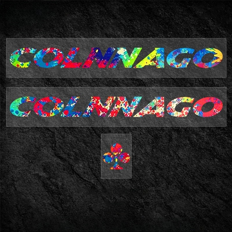 Colnago V5RS Logo Decal Set (2× Downtube + 1× Headtube)|Custom Frame Color Change Stickers|35+ Colors