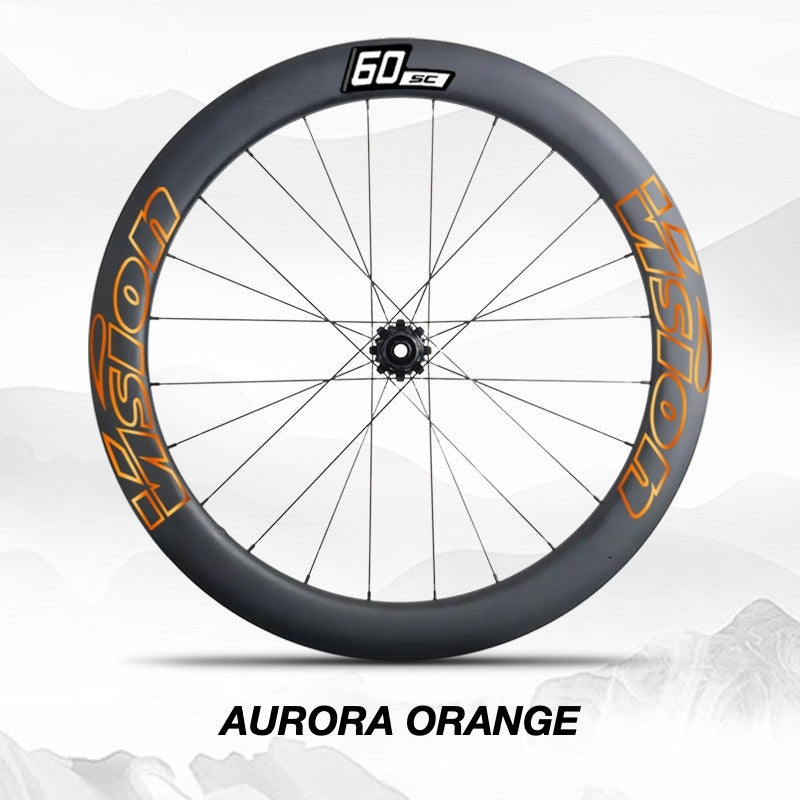 Custom Decal Kit for VISION SC60 Wheels | Road Bike Carbon Rim Wrap Stickers(Complete Wheelset Decal Kit + Spare Set)