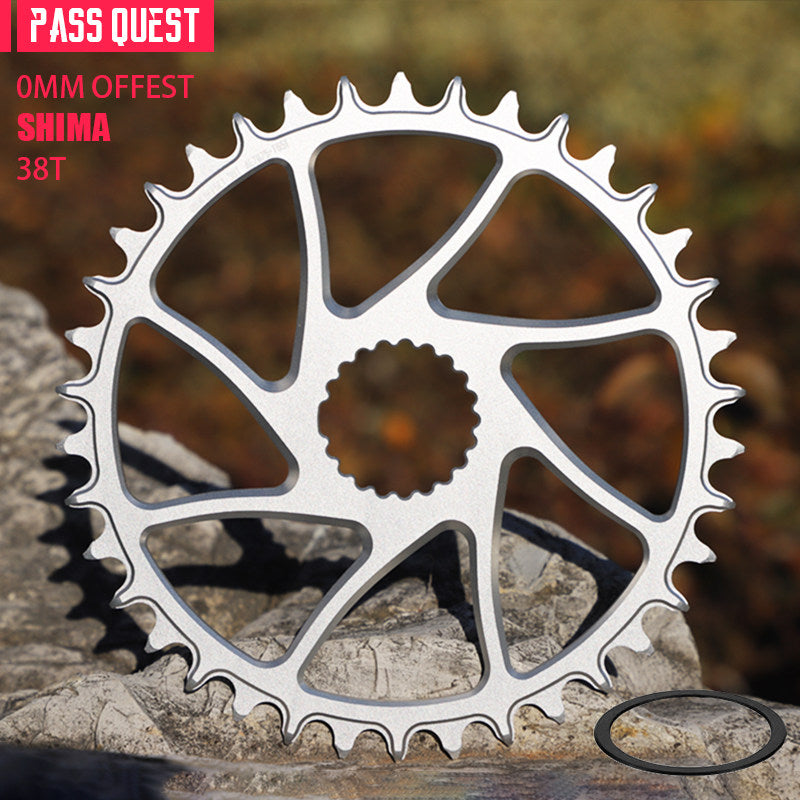 PASS QUEST Shimano Direct-Mount Narrow-Wide Chainring | M6100 M7100 M8100 M9100 | 0mm Offset