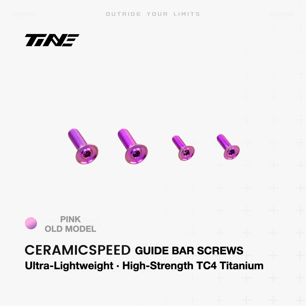 TiNE Titanium Guide Pulley Screws – CERAMICSPEED OSPW Compatible