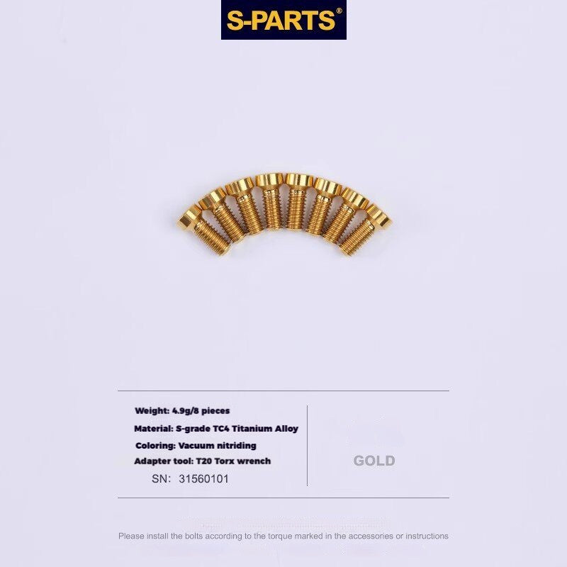 Viti per deragliatore in titanio S-PARTS compatibili con SRAM RED AXS