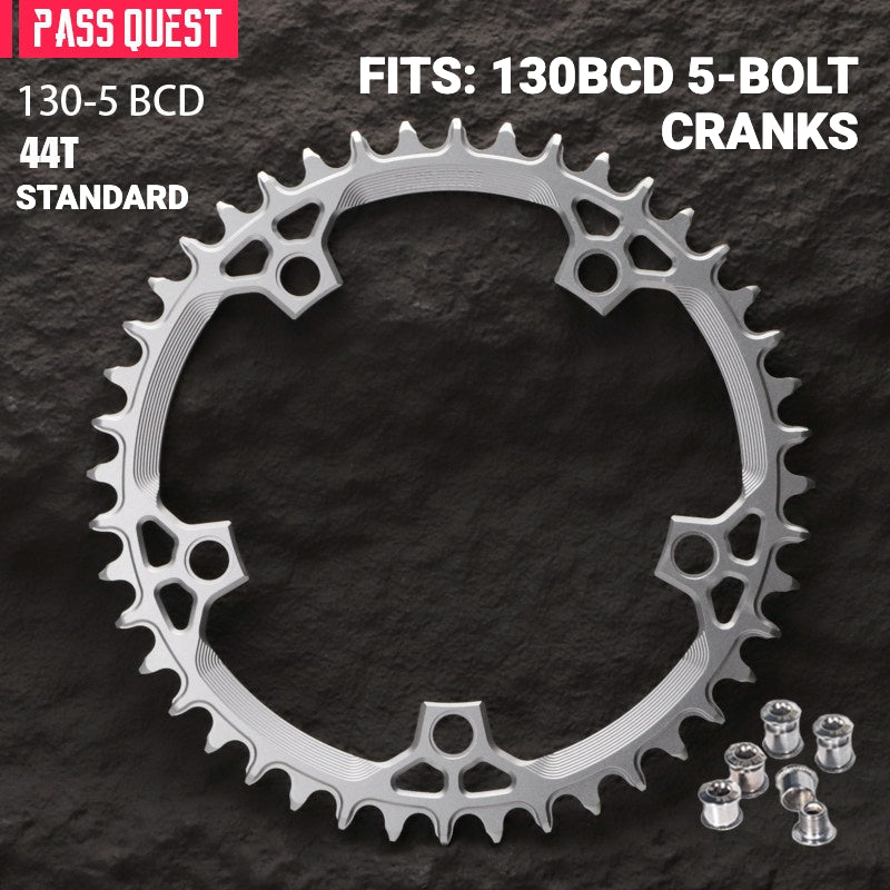 PASS QUEST 130BCD 5-Bolt Narrow-Wide Chainring | Road & Folding Bike 1x 40T–58T