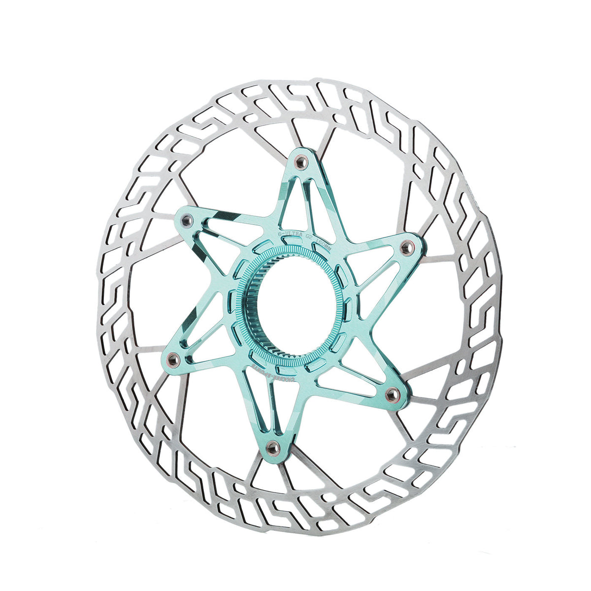 Chaser G2 Rotor de frein à disque Center Lock ultra-léger 140/160mm | 7075 CNC + SUS420 | Mise à niveau des rivets en titane