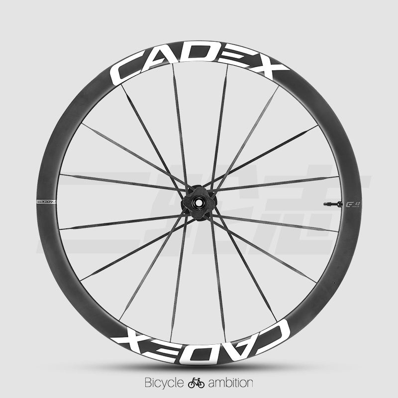 Autocollants décalcomanies pour jante de roue CADEX 50 Ultra | Vinyle de changement de couleur pour roue de vélo de route en carbone, étanche, résistant aux UV, options multicolores