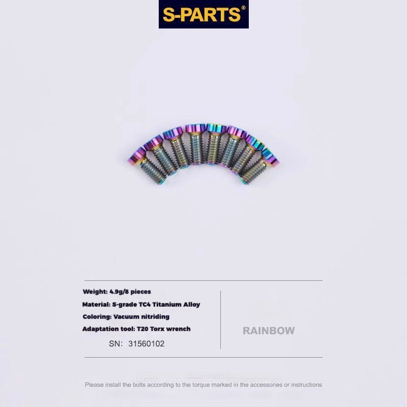 Viti per deragliatore in titanio S-PARTS compatibili con SRAM RED AXS