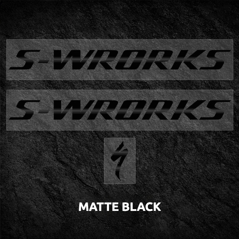 S-Works Prevail 3 헬멧 데칼 스티커 키트 - 스페셜라이즈드 퀵스텝 팀 로고 색상 변경