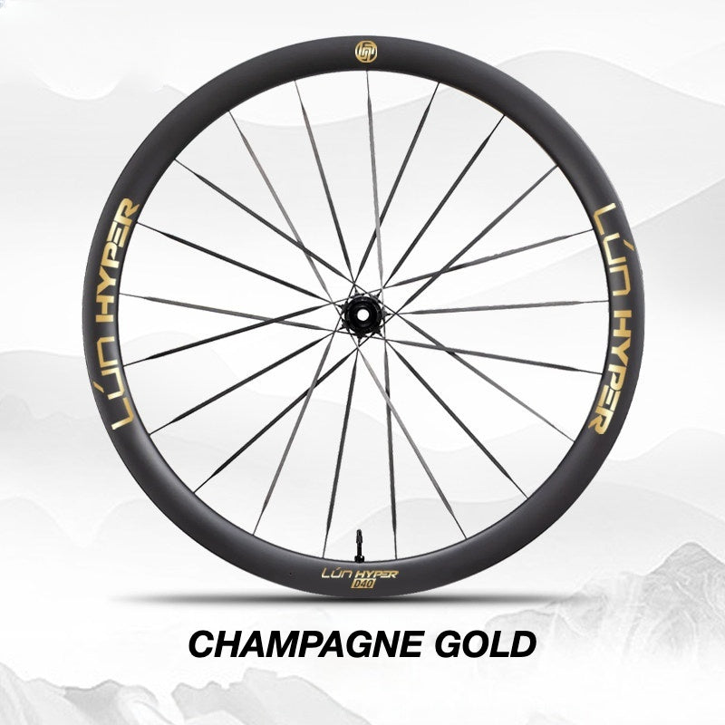 Infinity Logo Decals for Lún HYPER 5 D40 Gen 5 Wheelset | Waterproof Rim Overlay Stickers(Complete Decal Set for Two Wheels + Spare Decals Included)